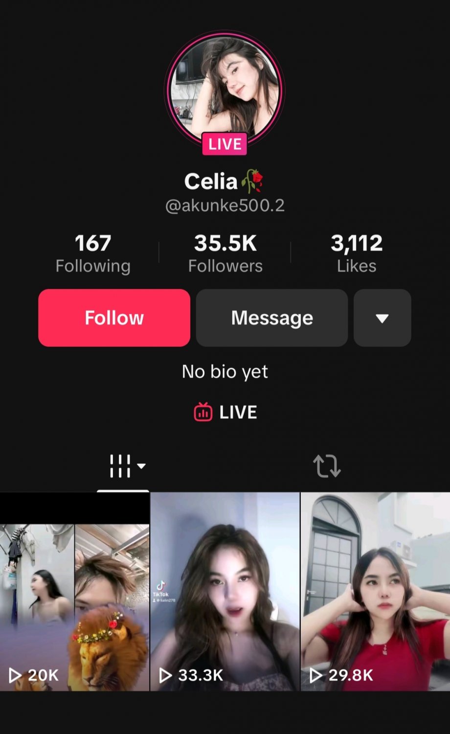 Tiktoker @akunke500.2 striptease. #lysRe7cx