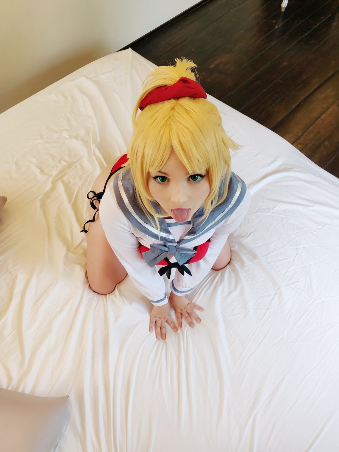 Mordred Fate cosplay with blowjob and facial #6vBO3OSn